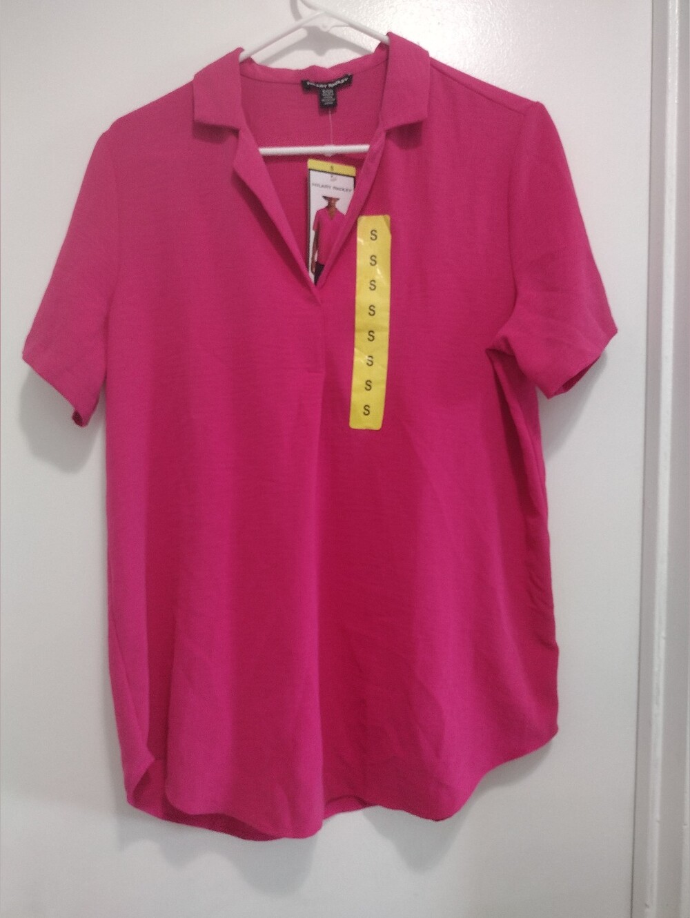 NWT Hilary Radley Pink Blouse Size S